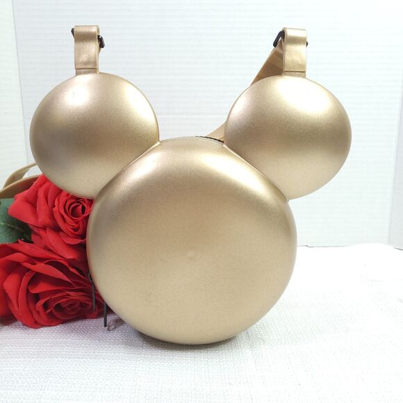 NWOT Disney Parks Melissa Gold Mickey Mouse Jelly Crossbody Bag VHTF RARE - Picture 7 of 10